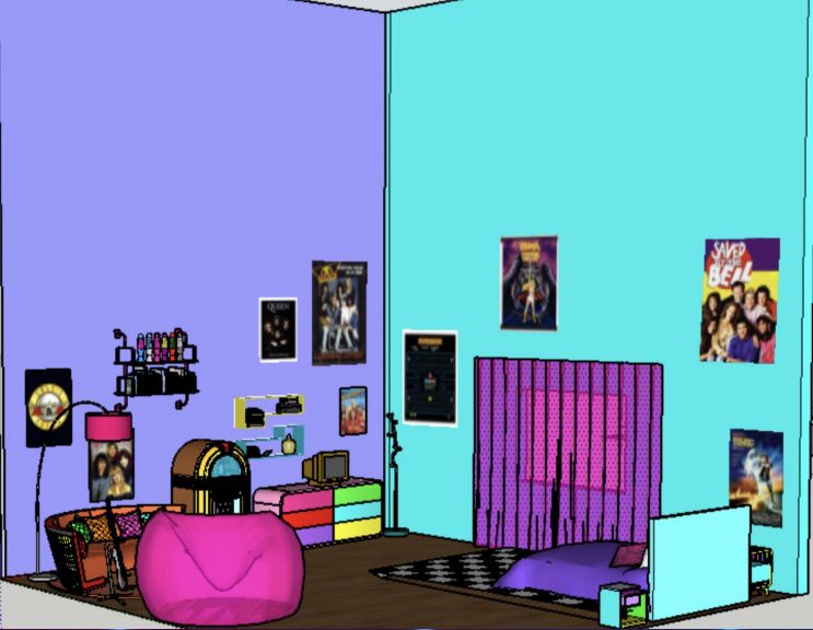 80s Bedroom